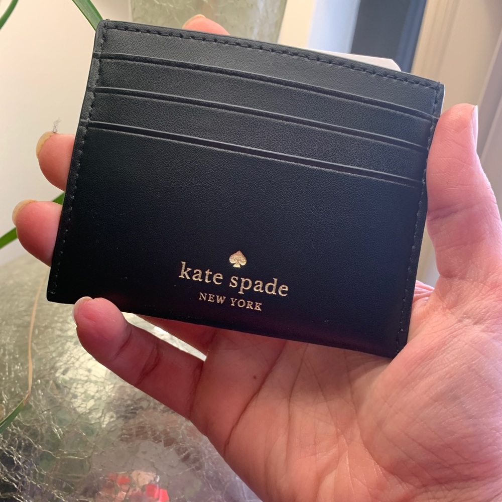RARE!🔥Authentic Kate Spade leather iceskater Card case - Picture 7 of 9